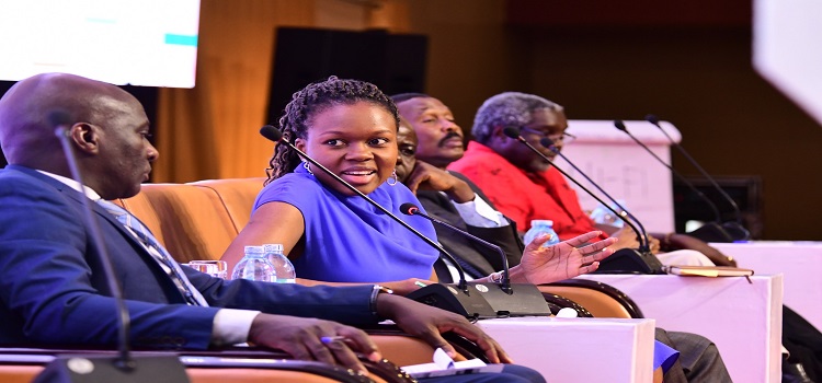 Hon. Adeke (2nd L) represented FDC President, Hon. Amuriat